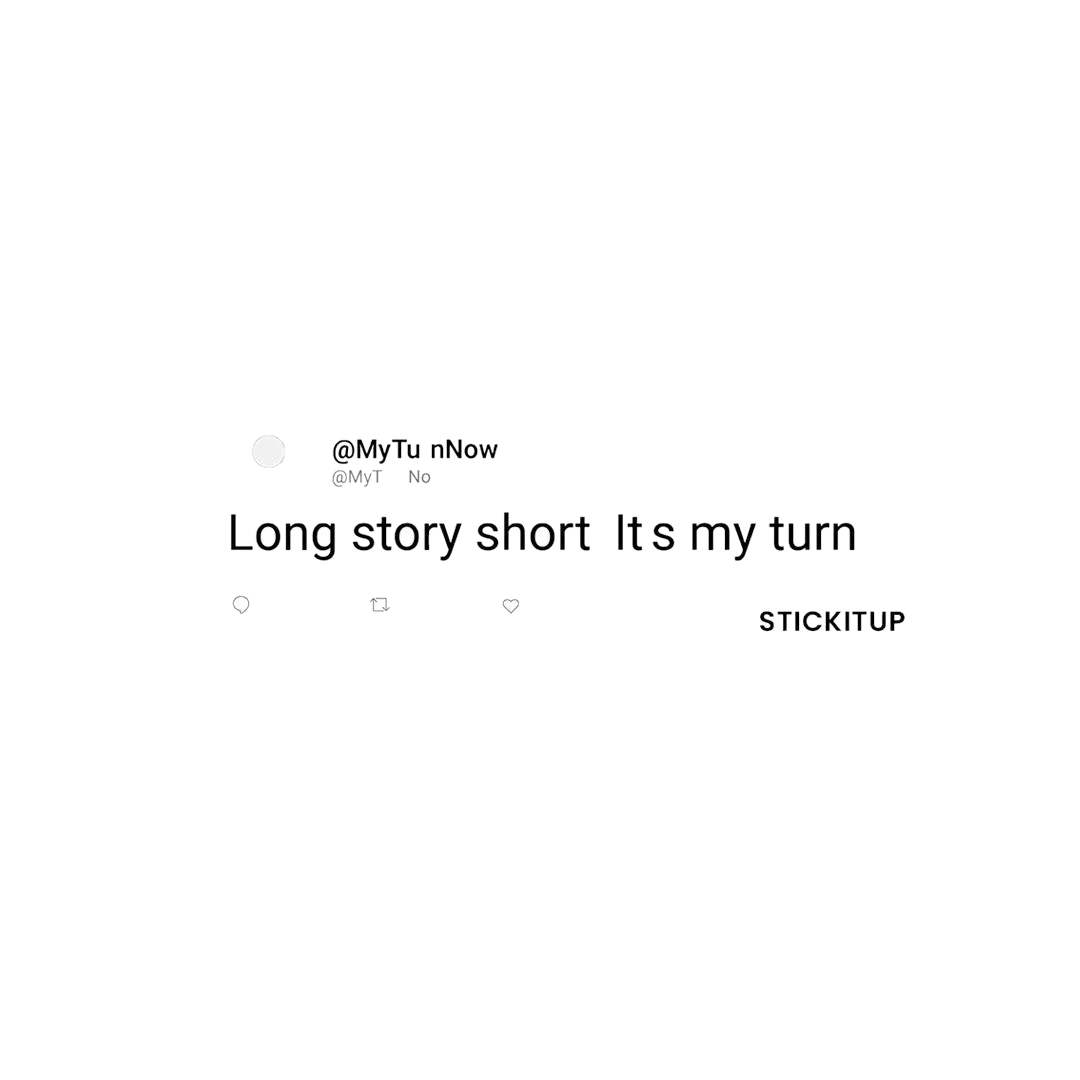 Long Story Short Sticker